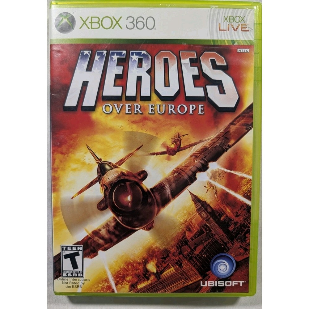 Heroes Over Europe Xbox 360 CIB Complete In Box Tested Game Case Manual Ubisoft
